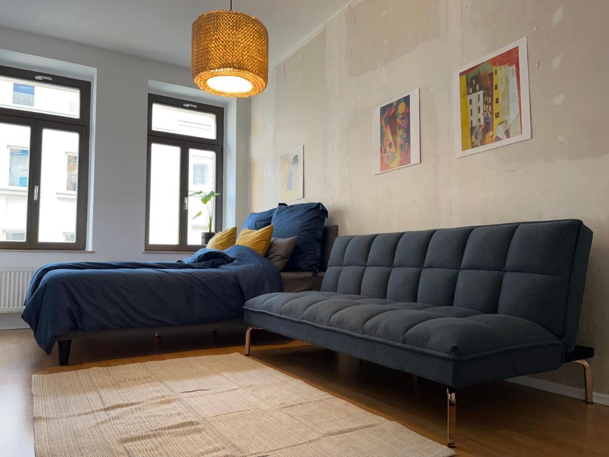 Appartamento Stilvoller Altbau Mit Balkon - 10 Min To Center Lipsia Esterno foto